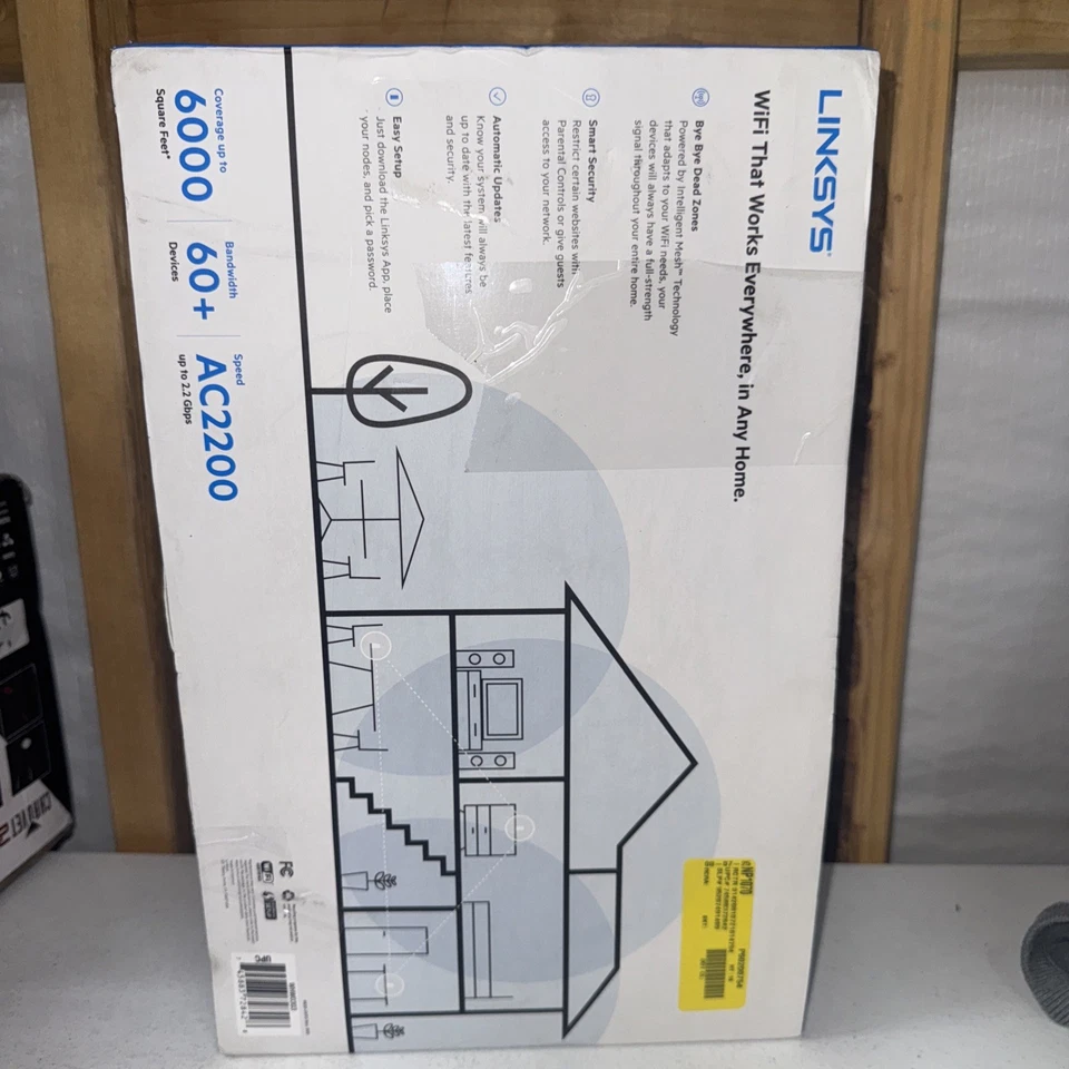 Linksys Velop Tri-Band AC2200 Whole Home WiFi Mesh System, 3-Pack - Image 3 of 4