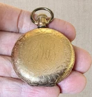 Antique Fahys Monarch No 1 Gold Filled Hunter Pocket Watch Case w/ as-is ELGIN