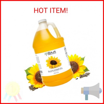 Baja Precious - High Oleic Sunflower Oil, 1 Gallon Jug - Expeller Pressed, Wonde