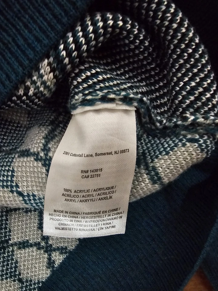 Suéter Feo Philadelphia Eagles Hombres Talla M Equipo NFL Ropa Navidad Vacaciones Foto 3 de 4