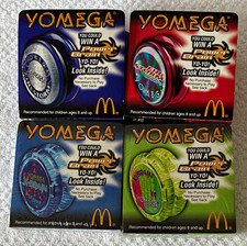 Yomega McDonald  s Power Brain Yo-Yo Set Lot of 4 Vintage 2000 LG 60523 8 