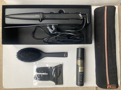 *FAST NEU* GHD CURVE CREATIVE LOCKENSTAB GESCHENKSET + PINSEL, ETUI, HANDSCHUH & SPRAY