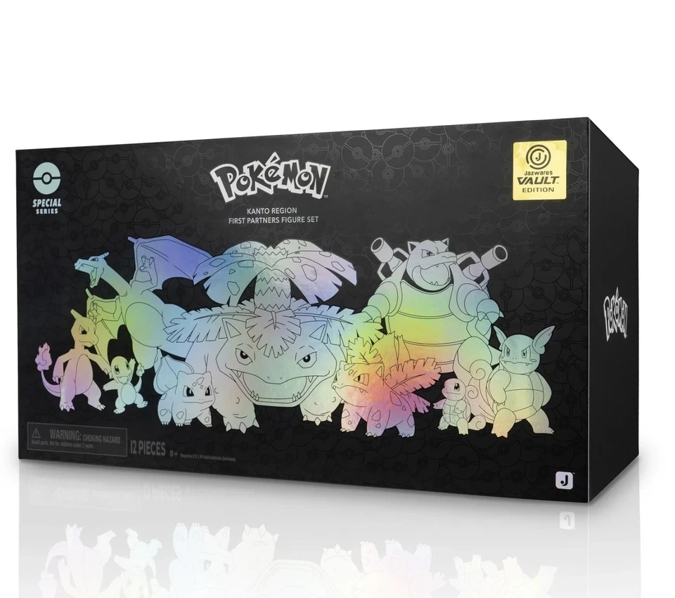 Pokémon Special Series Kanto Region 1st Partners Set Jazwares Vault 1/5,000 NIB - Image 3 of 4