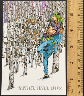 Gyro Johnny JoJo's Bizarre Adventure Steel Ball Run Postcard 02
