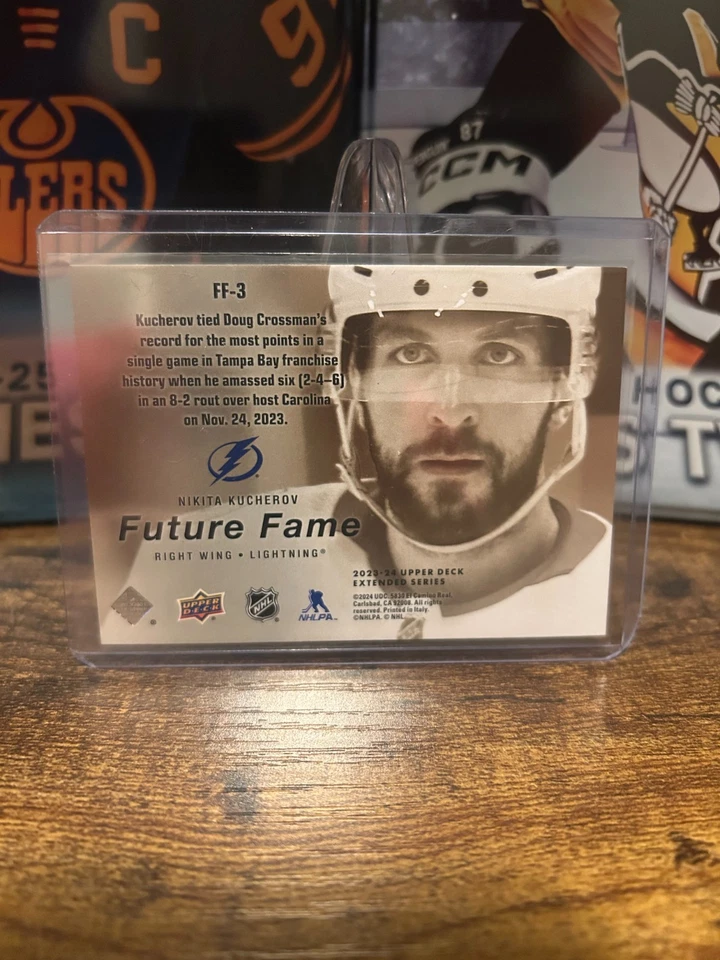 2023-24 UPPER DECK EXTENDED NIKITA KUCHEROV FUTURE FAME HoloGrFX #FF-3 - Image 2 of 2