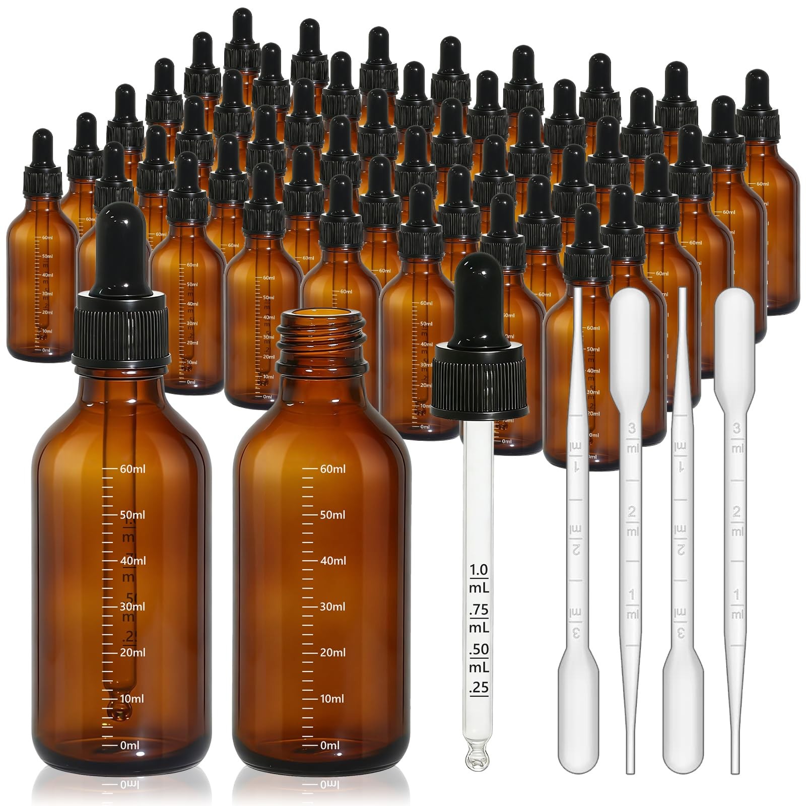 With Measurement, 60ml Leakproof Tinct...