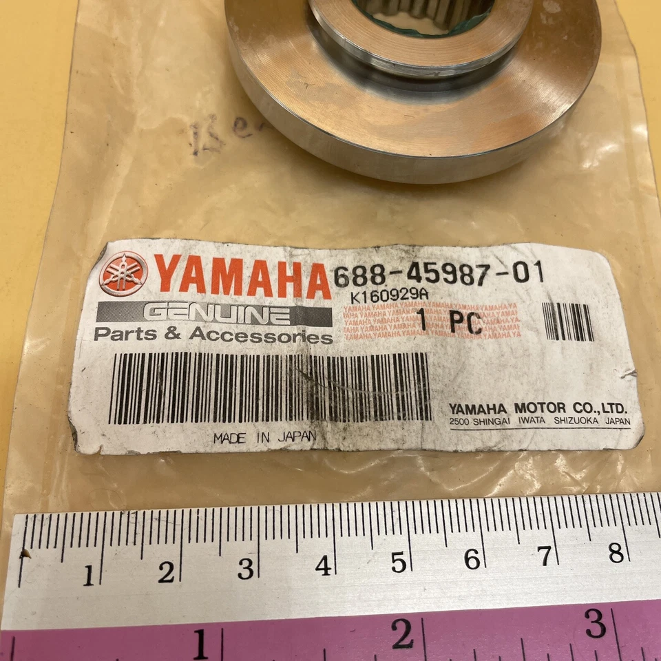 688-45987-01 Yamaha OEM 60-70-80-90HP 1984-later Thrust Washer Spacer Propeller - Image 3 of 4