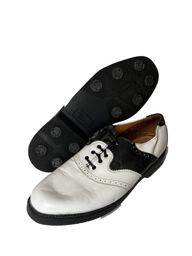 Allen Edmonds Mens Links Straits Saddle Loafer Oxford Golf Shoe Size 11.5 B 8711 Allen Edmonds Straits Saddle Golf Shoes Men main image 3