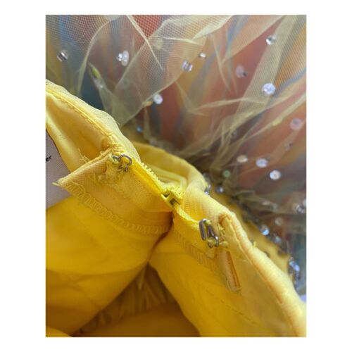 Abito corsetto corto in tulle Mori Lee by Madeline Gardner taglia 1/2 festa delle fate ballo - Foto 9 di 10