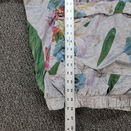 Adidas Original Jacket Womens Small Anorak Floral Windbreaker Trefoil Training - Picture 16 of 18