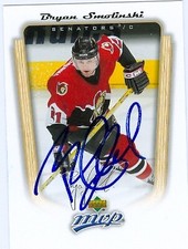 Bryan Smolinski autographed Hockey Card Ottawa Senators 2005 Upper Deck MVP #271