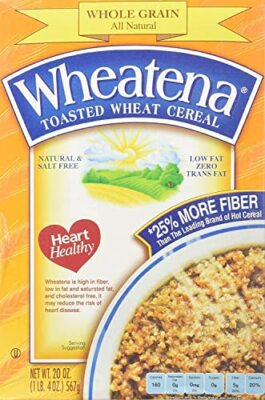 Wheatena Toasted Wheat Cereal 20oz Boxes 2 Pack