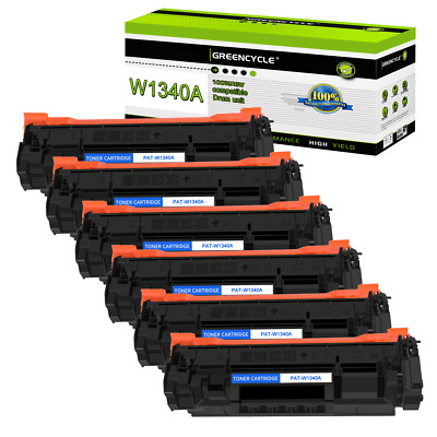 GREENCYCLE 6PK Compatible W1340A Toner With HP 134A M209dw MFP M234dw With Chip
