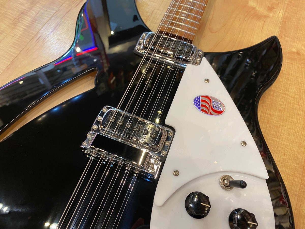 Rickenbacker 330/12 12-String 21-Fret Electric Guitar JetGlo