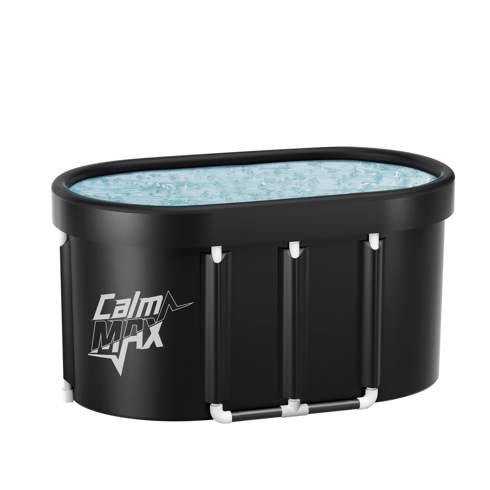 CalmMax Oval Ice Bath Tub for Athletes XL Portable Cold Plunge Tub for
