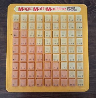 Magic Math Machine Addition And Subtraction Vintage 1988 Lanard Toys ...