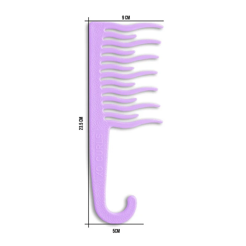 XO Curls Shower detangling | Hair comb (Lavender, Pack Of 1) for women - Image 3 of 4