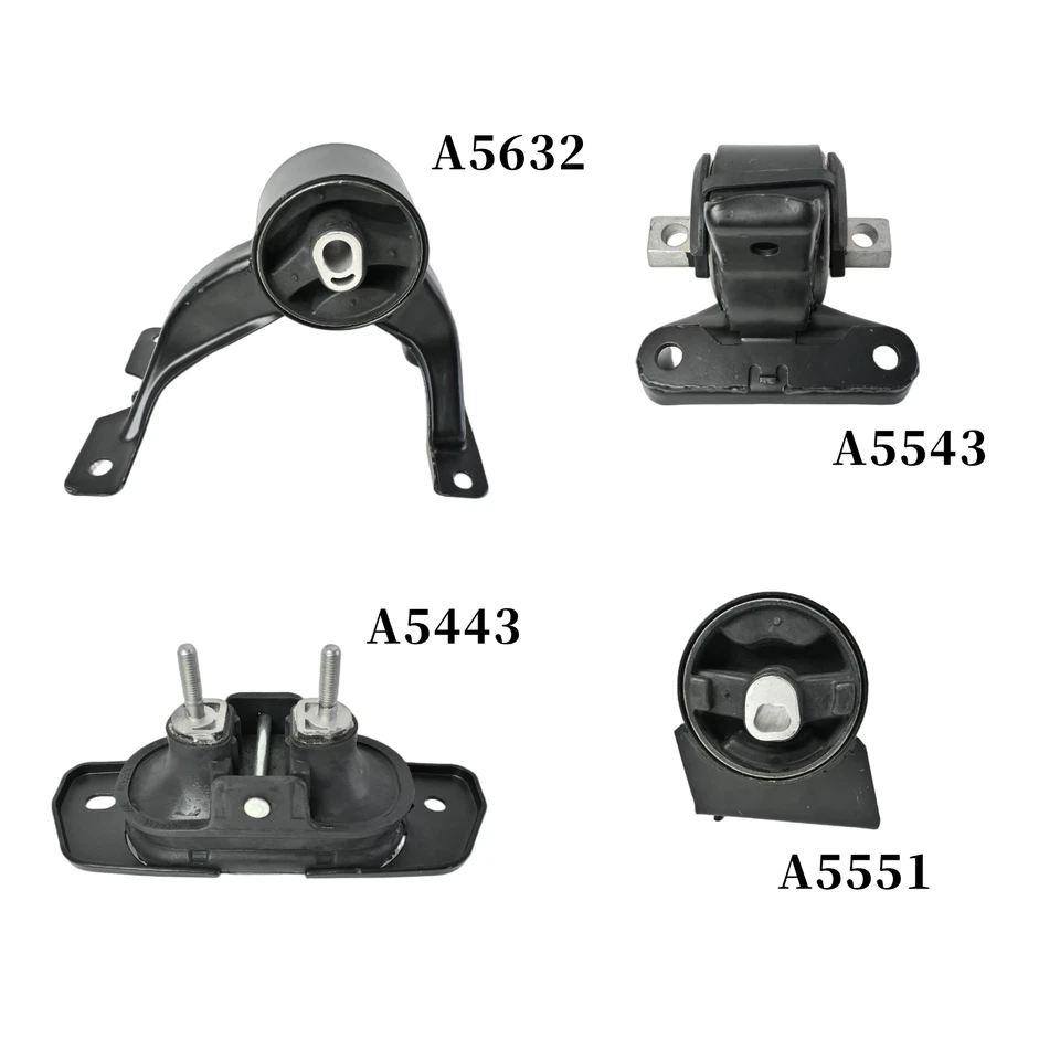 4PCS Engine Motor & Trans Mount Set Fits for 2011-2018 Dodge Journey 3.6L FWD Foto 2 de 4