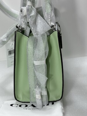 Coach Rogue Bag 25 In Pale Pistachio Glovetanned Leather NWT Coach Rogue Bag 25 In Pale Pistachio Glovetanned Leather NWT