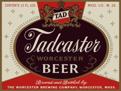 Tadcaster Beer New Metal Sign: Worcester, Massachusetts - 12 x 16'' Large Size