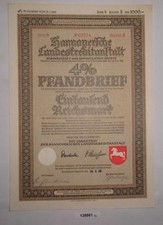 1000 Reichsmark Pfandbrief Hannoverschen Landeskreditanstalt Jan. 1943 (128861)