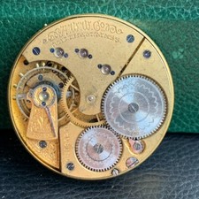 1894 Waltham Grade No. 22 -16S 11J Open Face Pocket Watch Movement Runs