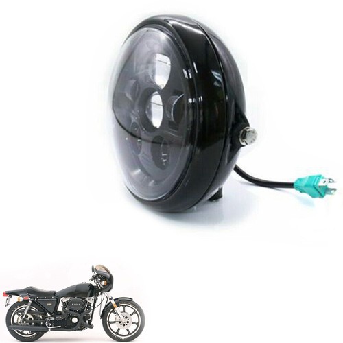 Headlight Headlamp Lamp Head Light Fits for Honda Yamaha Suzuki Cafe Racer - Picture 14 of 14