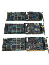 Lot of 3 DIGI BOARD 300004628I ISA ADAPTER With DAUGHTERBOARD 30000474 AS IS