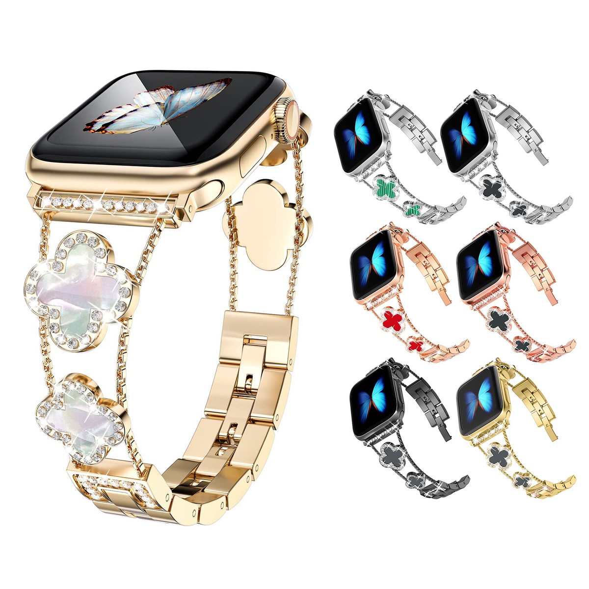 For Apple Watch Ultra 11/10/7/5/4 Glitter Diamond Band Strap 