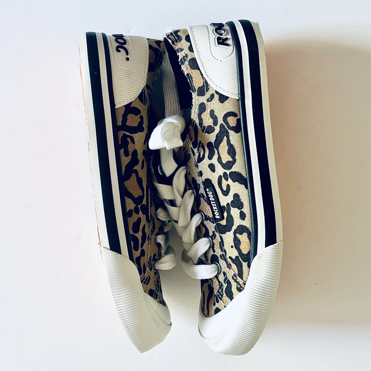 sandwich様⭐︎Marjan Pejoski レザー アニマル パンプス Rocket Dog Leopard Print Womens Jazzin' Sneakers - NWT - 