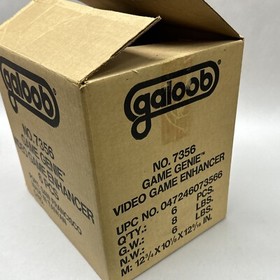 Galoob Nintendo Nes Game Genie Gold 7356 Master Case Display Original Box Only