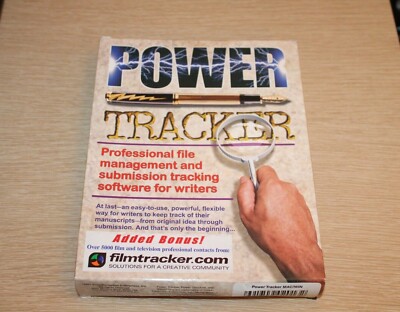 POWER TRACKER Professional File Management Tracking Software Writers WIN/MAC NEW