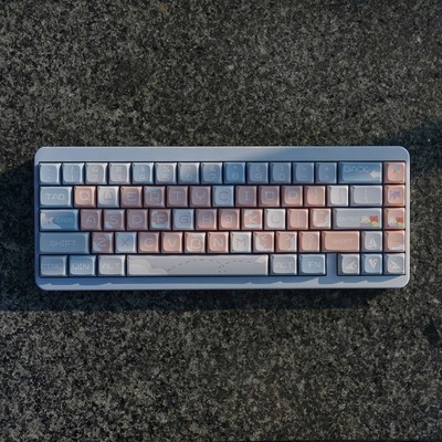 Paper Airplane PBT XDA Profile Full Set Keycaps For Cherry MX keyboard