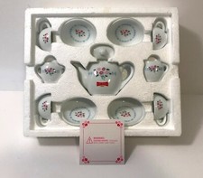 Little Debbie Style Collectible Heirloom Tea Set Imported Porcelain 1997
