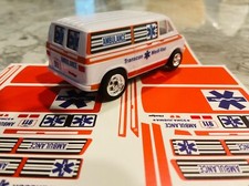 AW Aurora AFX Gum Ball Rally Custom Dodge Street Van Slot Car Decals Single