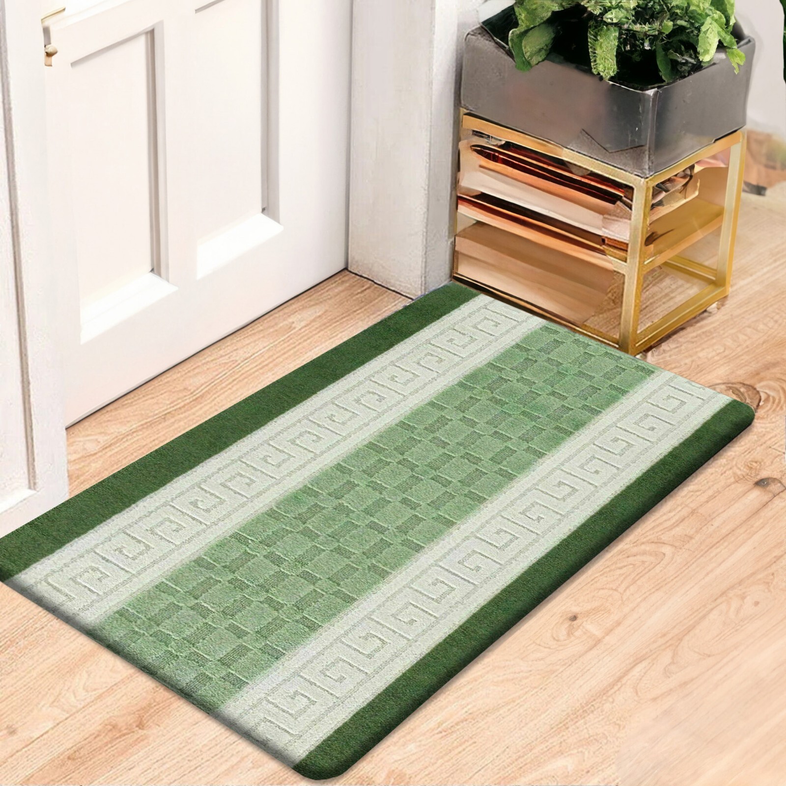 Non Slip Indoor Door Mat Large Washable Dirt Resist Water Absorbent