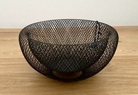 Philippi Moderne Schale Mesh Neu Stahl Pulverbeschichtet 25Cm Rund