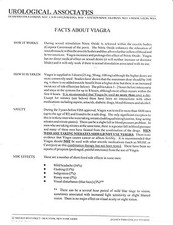 Facts About V**gra leaflet Late 1990s  Original NYC limited