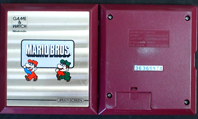 Nintendo GAME & WATCH Mario Bros Multi Screen MW-56 1983 Rare