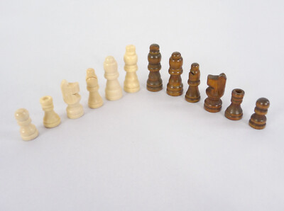 Ersatzteile: Holz Reise Schach Ersatzfiguren - Königsgröße 42 mm / 1,6'' [MV3]