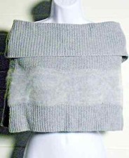 White House Black Market Gray Cape Shrug Top Size S/M NWT