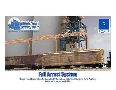 S Scale Fall Arrest System Kit for Grain Elevator Structures 1:64 