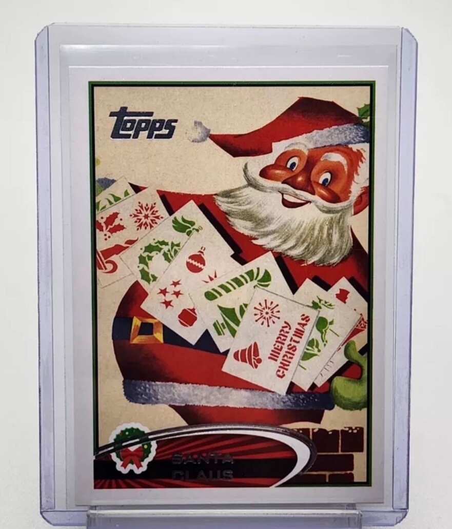 2024 Topps Holiday The Santa Archives Santa Claus 2012 Design #TSA-12