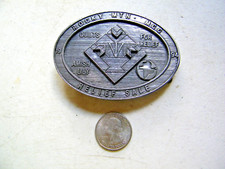 Vintage 1994 Belt Buckle Rocky Mountain MCC RELIEF SALE Mennonite