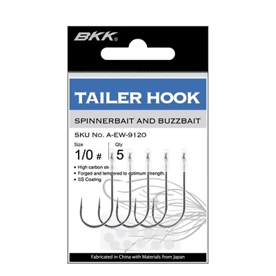 BKK Trailer Hook Spinnerbait Chatterbait Stinger Haken Zusatzhaken