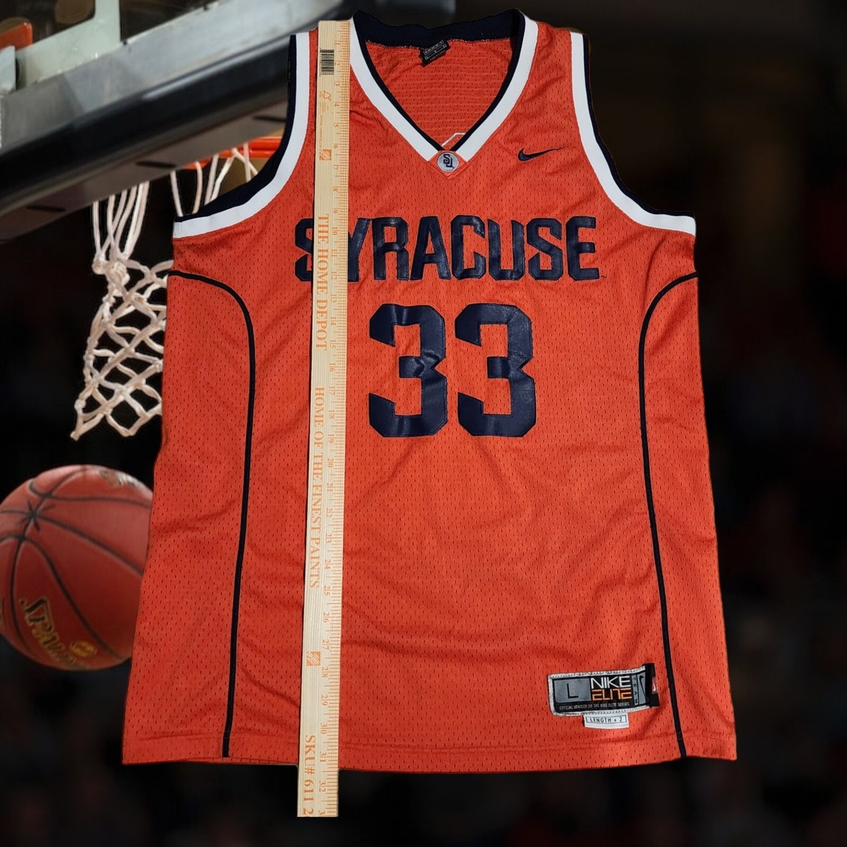 Syracuse Orange Legendary #33 NCAA Nike Elite Basketball Jersey