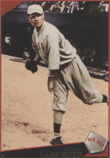2009 Topps Updates & Highlights - SP Legend Variation Babe Ruth #UH330 ...