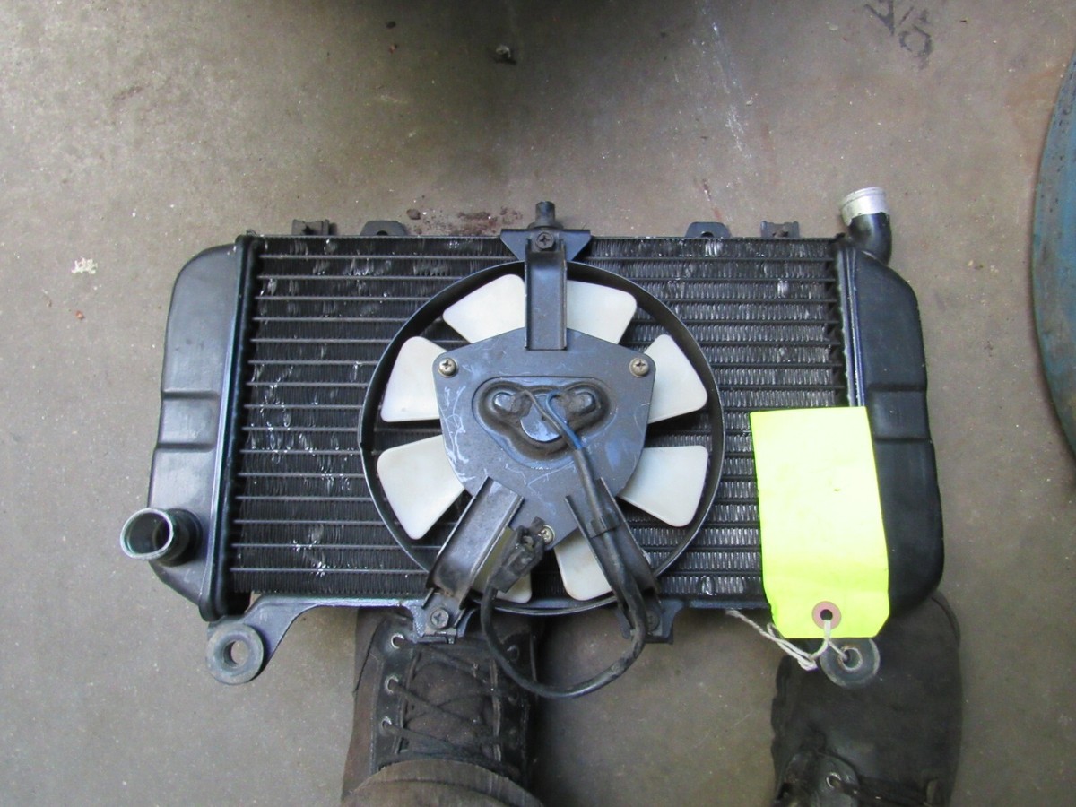 1993 kawasaki zx-6 zx600 e ninja radiator and cooling fan 1993 | eBay