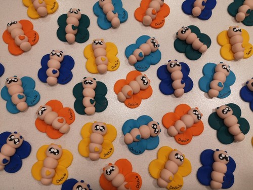 BOMBONIERA CALAMITA FARFALLINA PERSONALIZZATA NASCITA BATTESIMO FESTA BIMBO - Foto 9 di 9