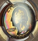 1959 Proof Washington Quarter 25C PCGS PR66 Monster Rainbow Toned PQ Coin